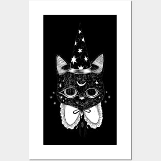 Cat Witch Posters and Art